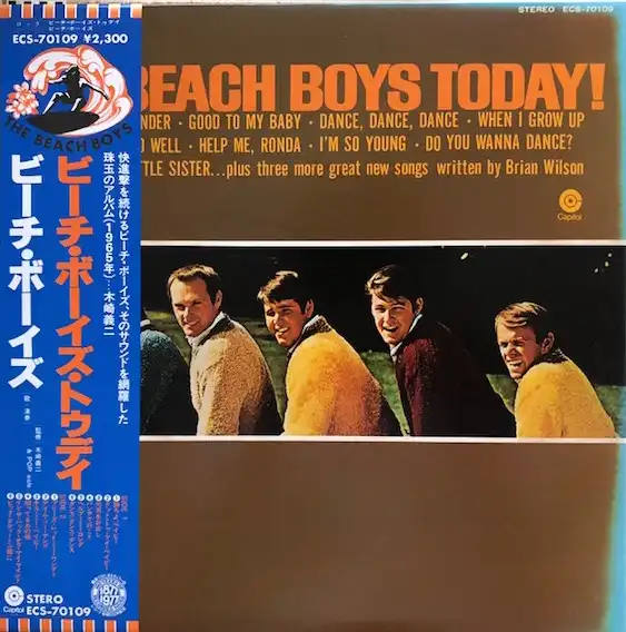 BEACH BOYS / BEACH BOYS TODAY!のアナログレコードジャケット (準備中)