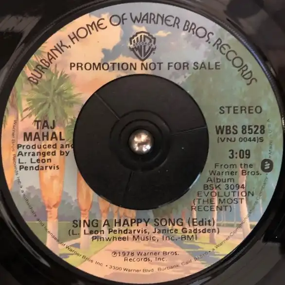 TAJ MAHAL / SING A HAPPY SONG (EDIT) 