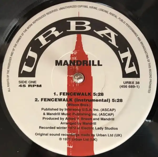 MANDRILL / FENCEWALK ／ MANGO MEAT