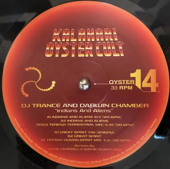 DJ TRANCE／DARWIN CHAMBE / INDIANS AND ALIENS