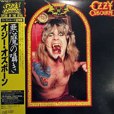 OZZY OSBOURNE / SPEAK OF THE DEVILʰ񤭡