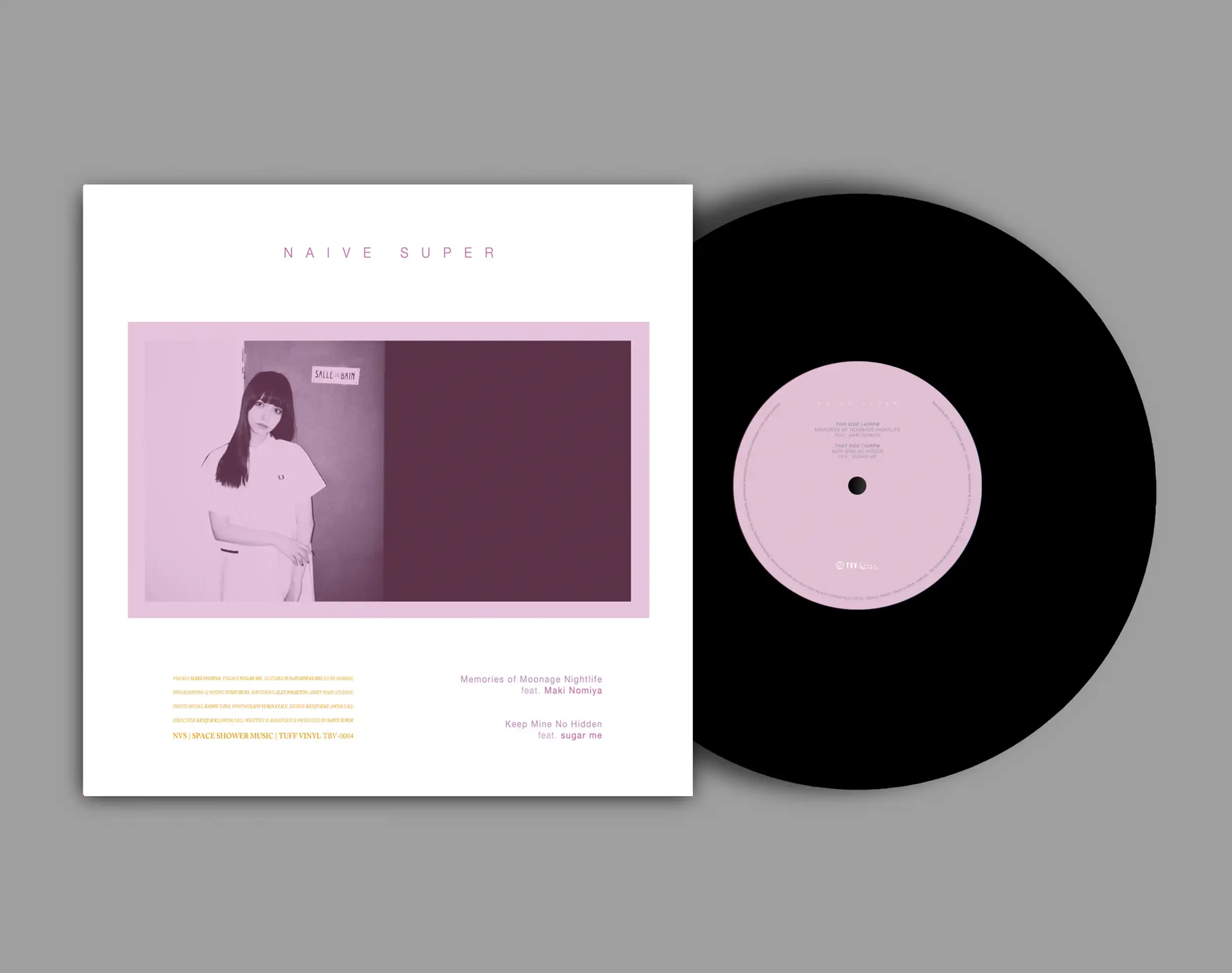 NAIVE SUPER / MEMORIES OF MOONAGE NIGHTLIFE FEAT. MAKI NOMIYA のアナログレコードジャケット (準備中)