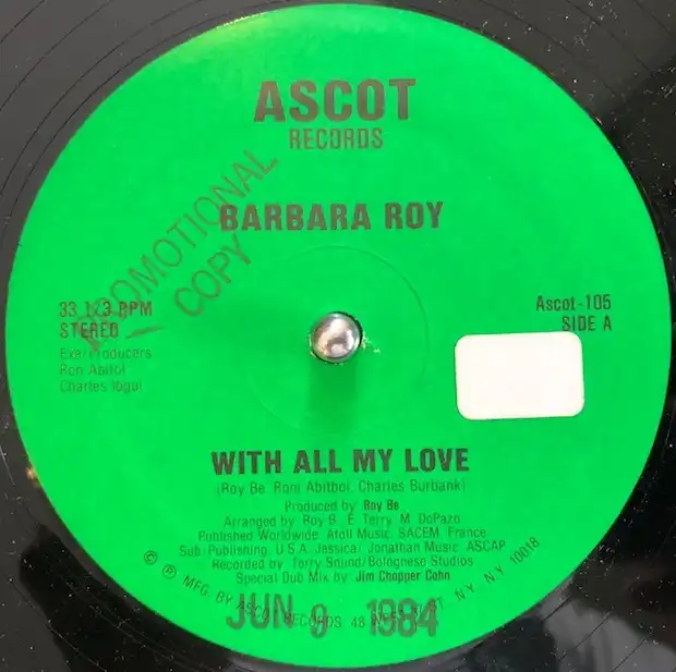 BARBARA ROY / WITH ALL MY LOVE