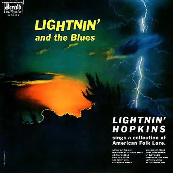 LIGHTNIN' HOPKINS / LIGHTNIN' AND THE BLUES (DARK GREEN VINYL)