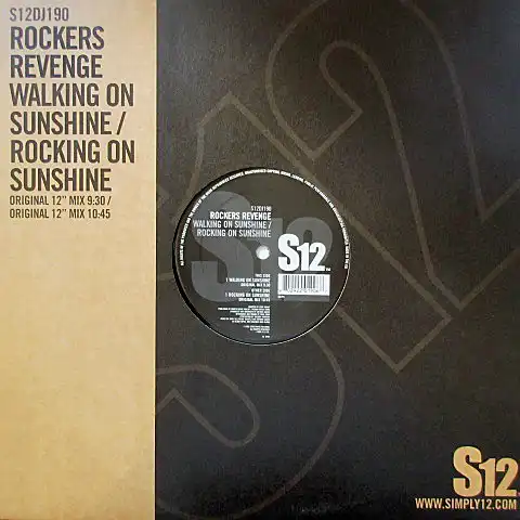 ROCKERS REVENGE / WALKING ON SUNSHINE  ROCKING ON SUNSHINE