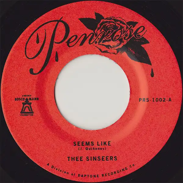 THEE SINSEERS / SEEMS LIKE