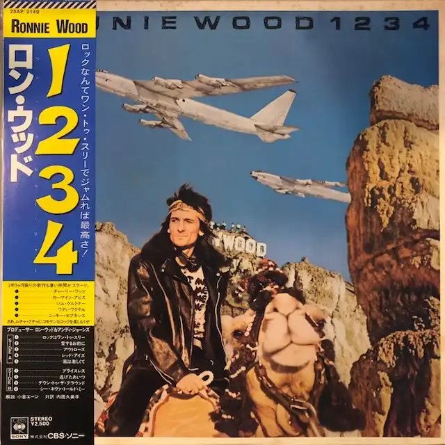 ROCK：アナログレコード専門通販のSTEREO　2149]：70'S　25AP　RECORDS　1234　WOOD　RONNIE　[LP