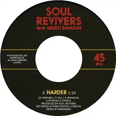 SOUL REVIVERS FEAT ERNEST RANGLIN / HARDER