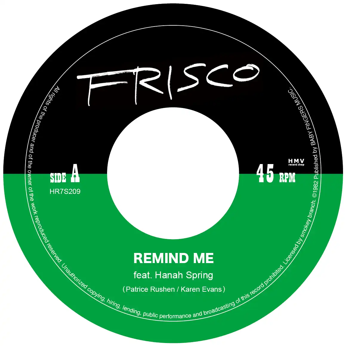 FRISCO / REMIND ME ／ UNCERTAINTY PRINCIPLE