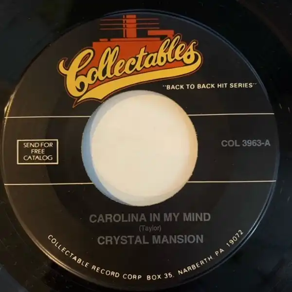 CRYSTAL MANSION ／ GEORGE BAKER SELECTION / CAROLINA IN MY MIND ／ LITTLE GREEN BAG