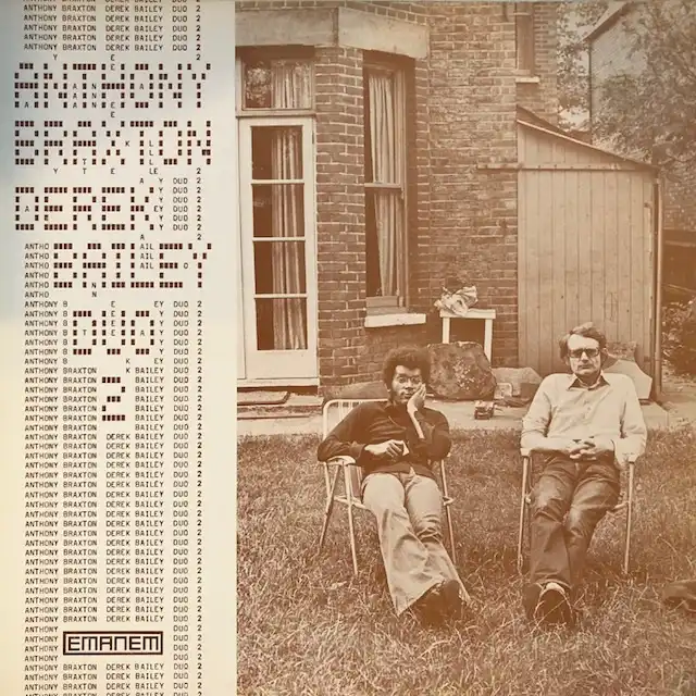 ANTHONY BRAXTON / DEREK BAILEY / DUO 2 [LP - EMANEM 3314 ANTHONY BRAXTON / DEREK BAILEY / DUO 2 [LP - EMANEM 3314
