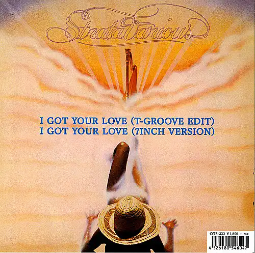 STRATAVARIOUS / I GOT YOUR LOVE (T-GROOVE EDIT) ／ I GOT YOUR LOVE (7” VERSION)