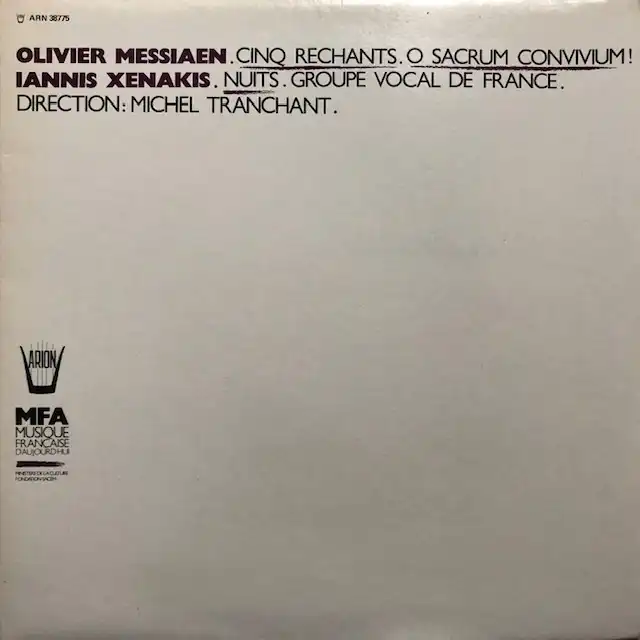 OLIVIER MESSIAEN / CINQ RECHANTSΥʥ쥳ɥ㥱å ()