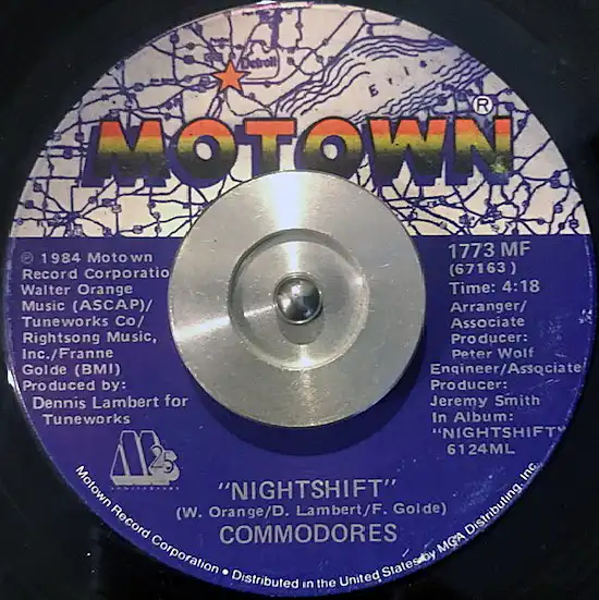 COMMODORES / NIGHTSHIFT  I KEEP RUNNING