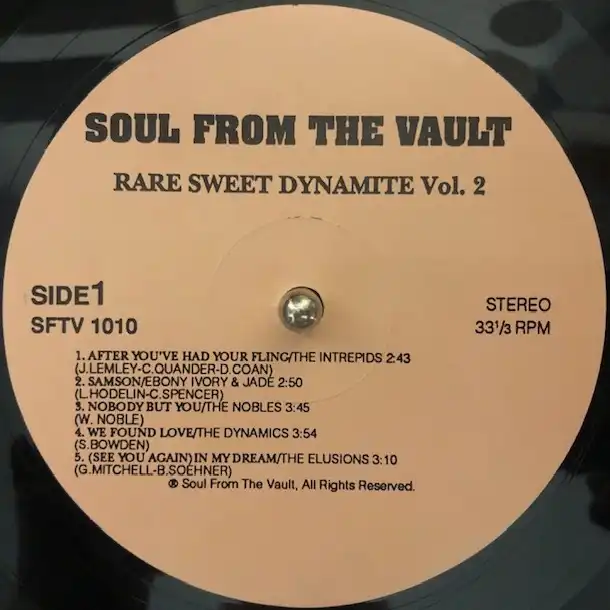 VARIOUS (INTREPIDS, ESSENCE) / RARE SWEET DYNAMITE VOL. 2