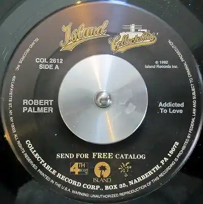 ROBERT PALMER / ADDICTED TO LOVE ／ YOU ARE IN MY SYSTEM