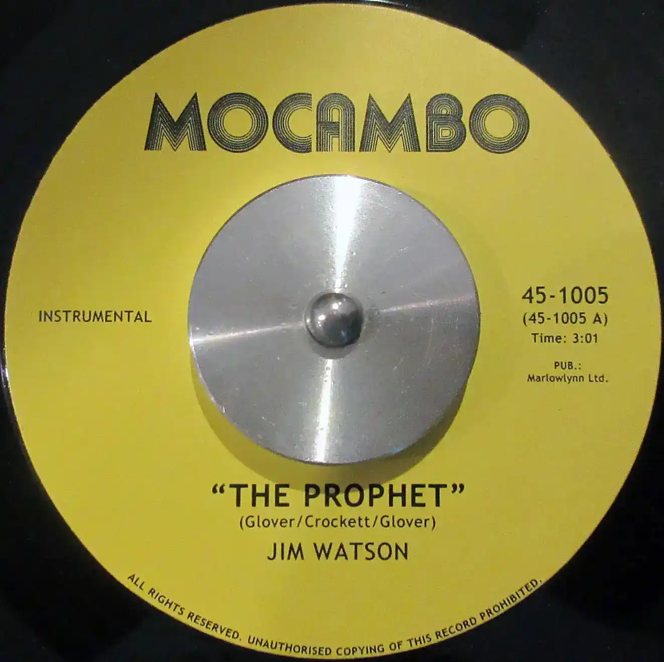 JIM WATSON ／ MOCAMBO ALLSTARS / PROPHET ／ SWAMP STRUT