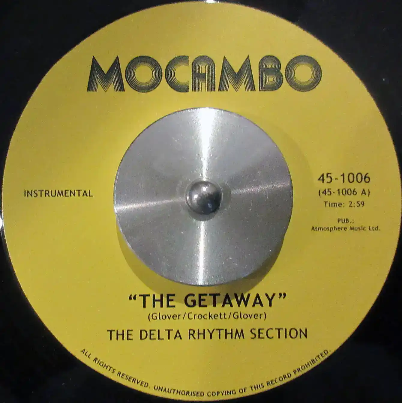 DELTA RHYTHM SECTION  SOUND STYLISTICS / GETAWAY  BACK ON THE STREETS 