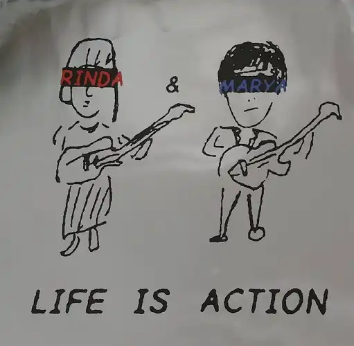 リンダ＆マーヤ / LIFE IS ACTIONのアナログレコードジャケット (準備中)