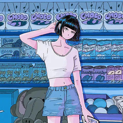 LUCKY TAPES / BLUE FEAT. KOJIKOJI / TROUBLEのアナログレコードジャケット (準備中)