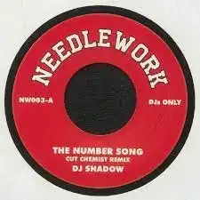 DJ SHADOW / BLACKALICIOUS / NUMBER SONG (CUT CHEMIST REMIX) / ALPHABET AEROBICS (CUT CHEMIST REMIX)のアナログレコードジャケット (準備中)