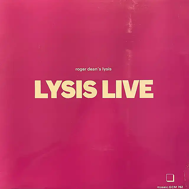  ROGER DEAN'S LYSIS / LYSIS LIVEΥʥ쥳ɥ㥱å ()