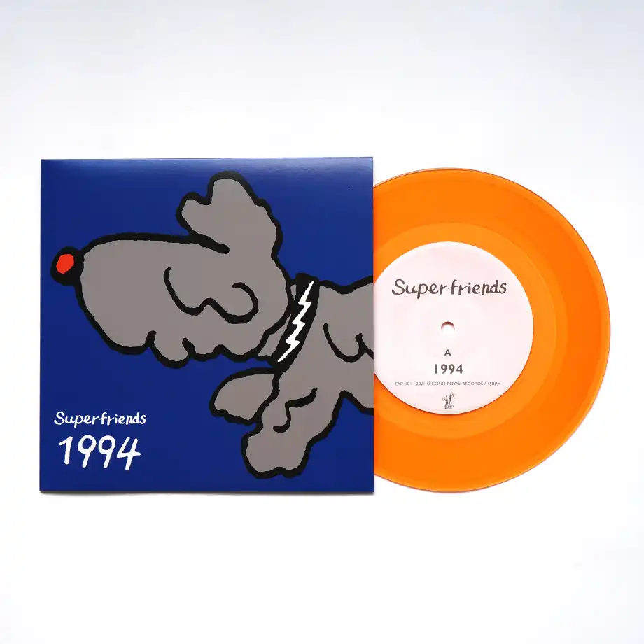 SUPERFRIENDS / 1994 ／ BECAUSE OF YOUのアナログレコードジャケット (準備中)