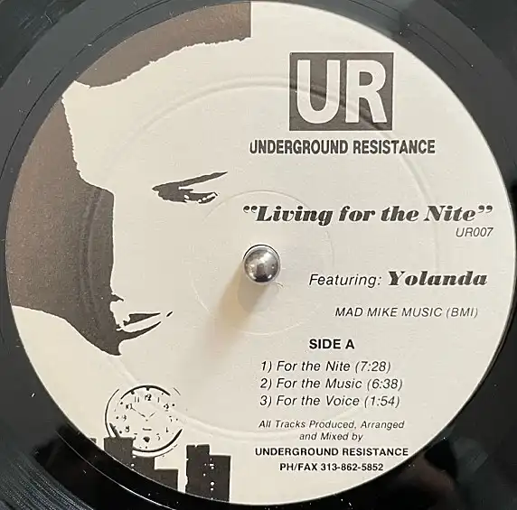 UNDERGROUND RESISTANCE FEATURING YOLANDA / LIVING FOR THE NITEΥʥ쥳ɥ㥱å ()