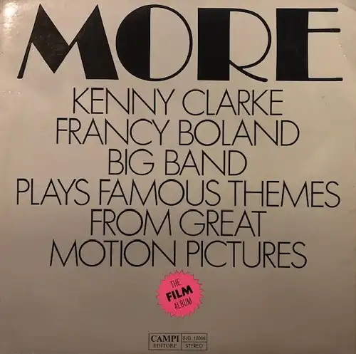 KENNY CLARKE - FRANCY BOLAND BIG BAND / MORE
