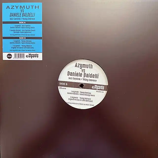 AZYMUTH VS DANIELE BALDELLI / JAZZ CARNIVAL ／ YOUNG EMBRACE