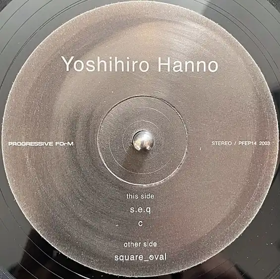 YOSHIHIRO HANNO (半野喜弘) / S.E.Q