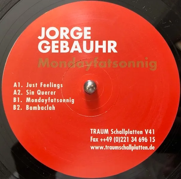 JORGE GEBAUHR / MONDAYFATSONNIG
