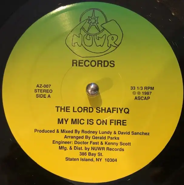 LORD SHAFIYQ / MY MIC IS ON FIRE