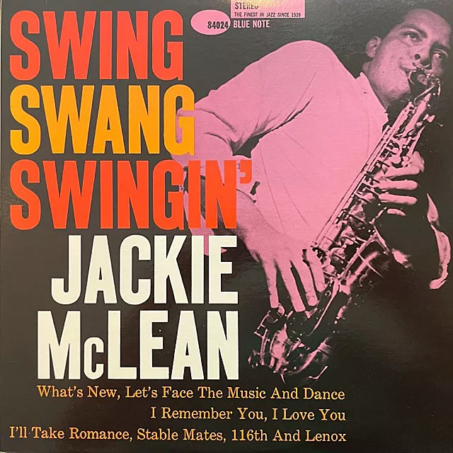 JACKIE MCLEAN / SWING, SWANG, SWINGIN'