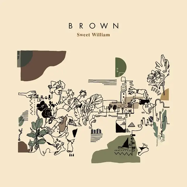 SWEET WILLIAM / BROWNのアナログレコードジャケット