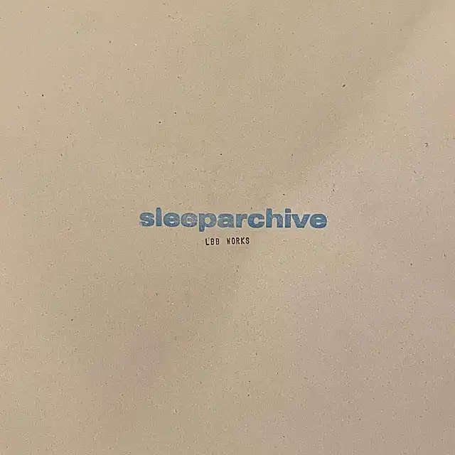 SLEEPARCHIVE / LBB WORKSのアナログレコードジャケット