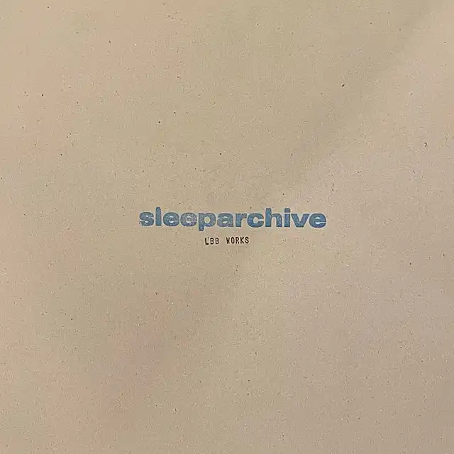 SLEEPARCHIVE / LBB WORKS