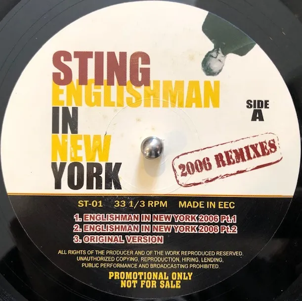 STING / ENGLISHMAN IN NEW YORK (2006 REMIXES)