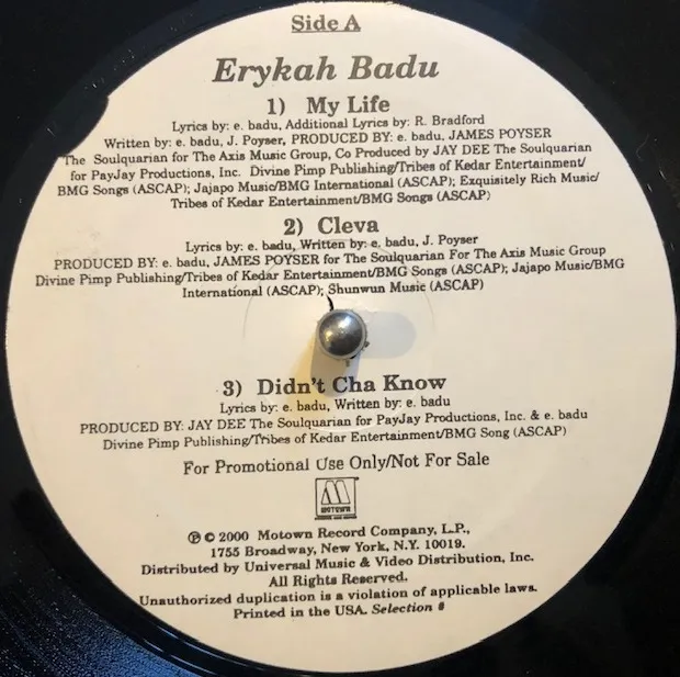 ERYKAH BADU / MAMA'S GUN (ALBUM SAMPLER)