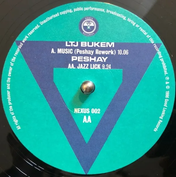 LTJ BUKEM ／ PESHAY / MUSIC (PESHAY REWORK) ／ JAZZ LICK