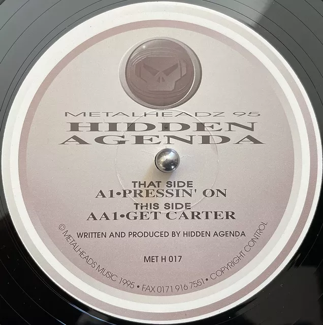 HIDDEN AGENDA / PRESSIN' ON / GET CARTERのアナログレコードジャケット (準備中)