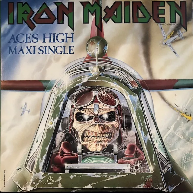 IRON MAIDEN / ACES HIGH [12inch - EMS-50148]：70'S ROCK：アナログ ...