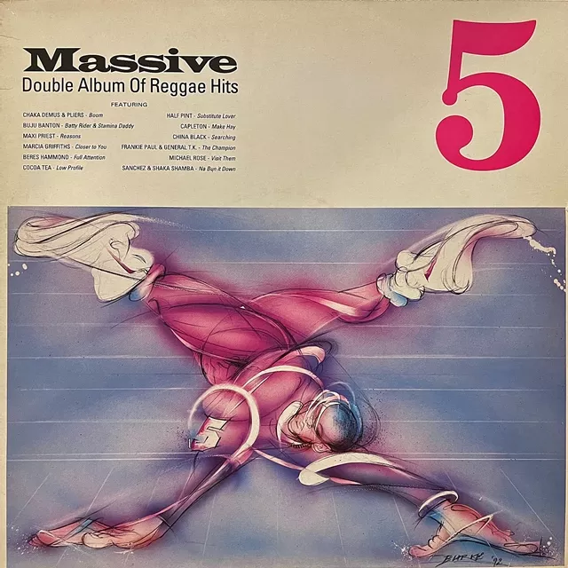 VARIOUS (BUJU BANTON、BERES HAMMOND)  / MASSIVE 5 (DOUBLE ALBUM OF REGGAE HITS)