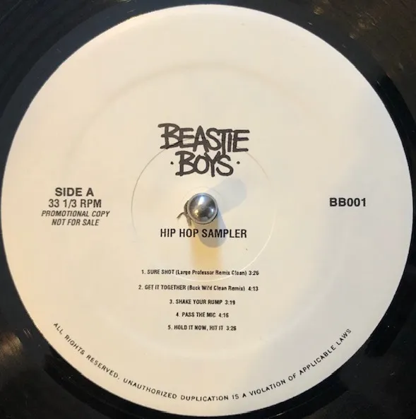 BEASTIE BOYS / HIP HOP SAMPLERΥʥ쥳ɥ㥱å ()