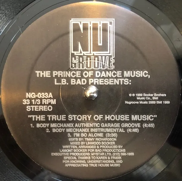 PRINCE OF DANCE MUSIC ／ L.B. BAD / TRUE STORY OF HOUSE MUSIC