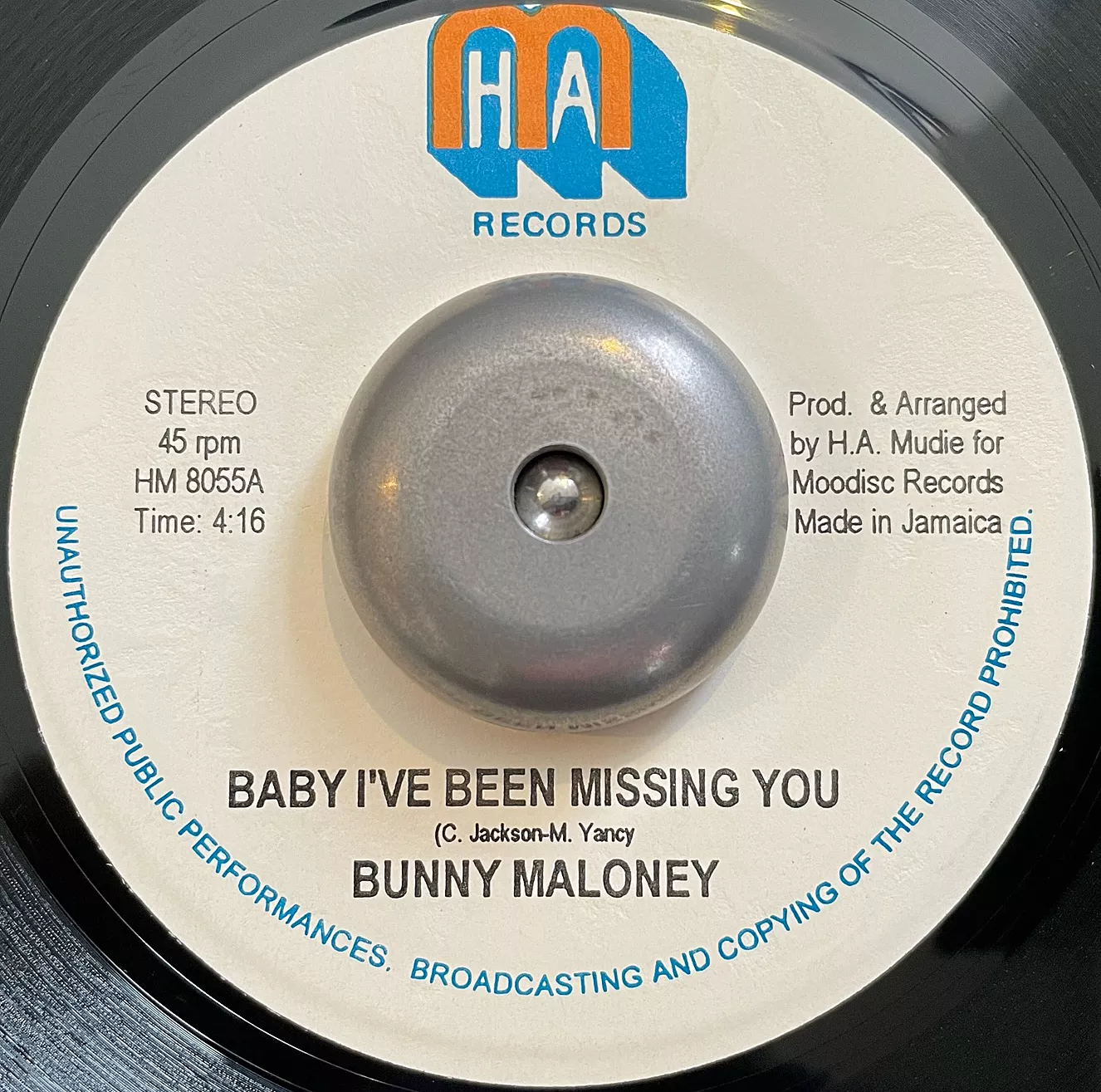 BUNNY MALONEY / BABY I'VE BEEN MISSING YOU ／ JULIA