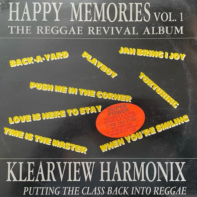 KLEARVIEW HARMONIX / HAPPY MEMORIES VOL. 1