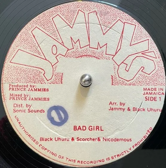 BLACK UHURU & SCORCHER & NICODEMOUS / BAD GIRL  AFRICAN LOVE