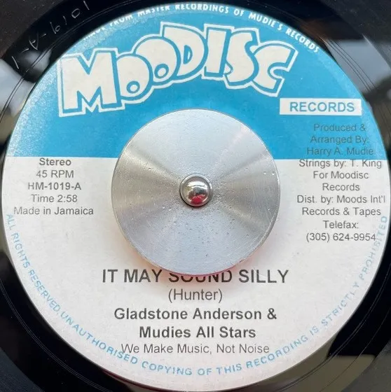 GLADSTONE ANDERSON & MUDIES ALL STARS  INGE LARSEN / IT MAY SOUND SILLYΥʥ쥳ɥ㥱å ()