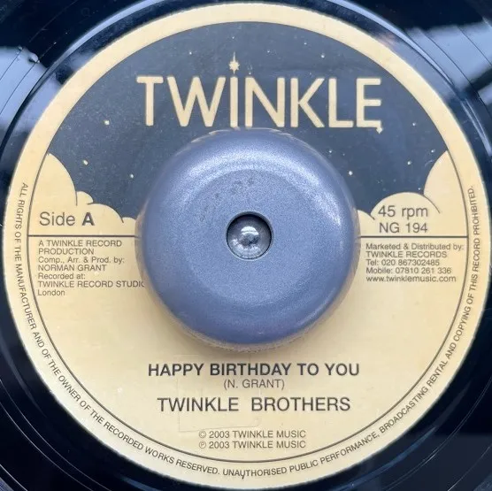 TWINKLE BROTHERS / HAPPY BIRTHDAY TO YOU